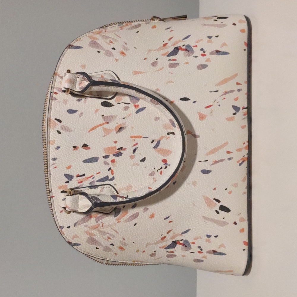 A New Day Terrazzo Satchel Purse